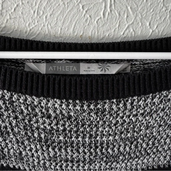 Athleta Nordic Fair Isle Style Knit Sweater Dress Size M - Picture 5 of 10